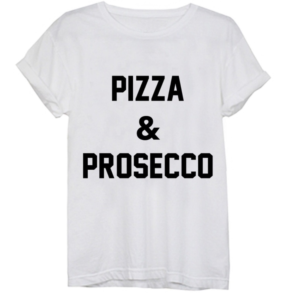 🖤 PIZZA 🍕 AND PROSECCO T-SHIRT!! - Picture 2 of 3